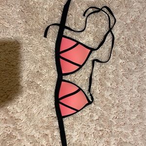 Pink Triangle Bikini Top